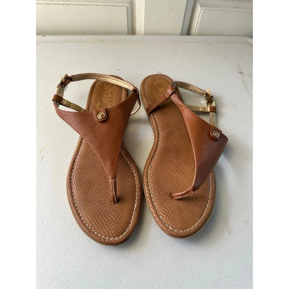 Circus By Sam Edelman Women's Carolina Thong Flat Slingback Sandals 10